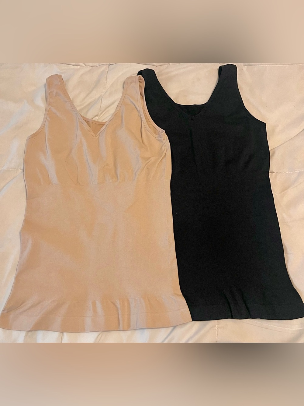 Skinnygirl Smoothers & Shapers Set of 2 Shaping Reversible Seamless Tank Tops xl